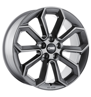 pneumatiky - 7.5x17 5x114.3 ET35 CMS C20 silber titan speciln nstroj Rfky / Alu Motorsport vozk Prodejce pneumatk