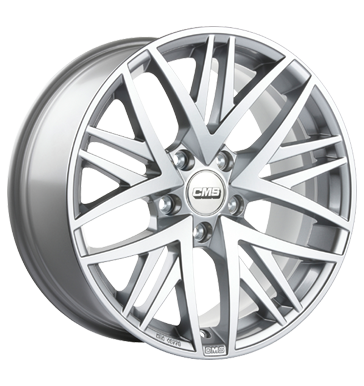 pneumatiky - 7.5x17 5x120 ET37 CMS B1 silber racing silber provozn zarzen Rfky / Alu PLATINUM PONGRATZ trziste