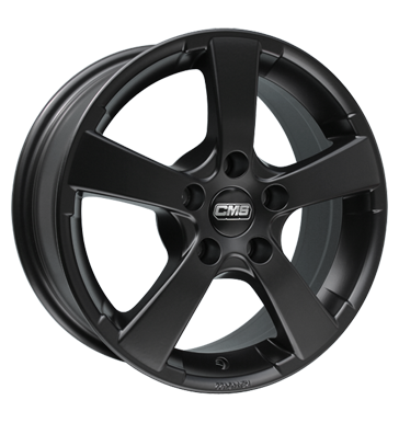 pneumatiky - 7x16 5x112 ET43 CMS C4 schwarz mattschwarz Polo tricka Rfky / Alu automobilov sady motor Autodlna