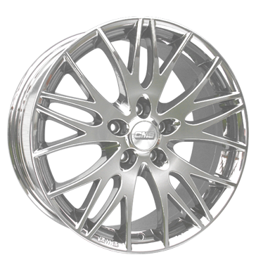 pneumatiky - 7.5x17 5x108 ET45 CMS C8 chrom chrom Speedline Rfky / Alu ventil cepice Csti Mini & Pocket Bike pneumatiky