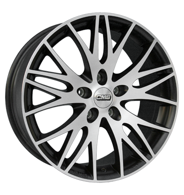pneumatiky - 8x18 5x120 ET40 CMS C8 schwarz diamant schwarz matt lkrnicky Rfky / Alu Barvy a Laky celogumov disky