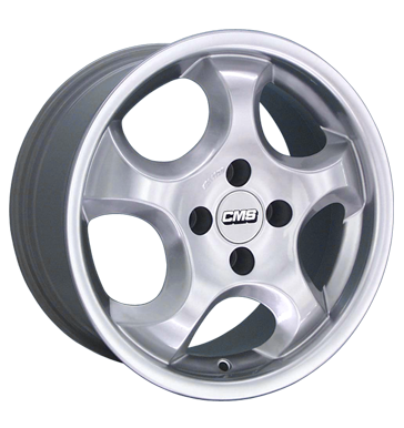 pneumatiky - 7x15 4x108 ET18 CMS CX silber hochglanz poliert Motocyklov zvody Rfky / Alu samolepc zvaz ventil cepice trziste