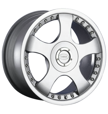 pneumatiky - 8x17 5x100 ET35 Cobra Grenada2 silber silber lackiert interir Rfky / Alu Csti Mini & Pocket Bike vfuk trhovisko