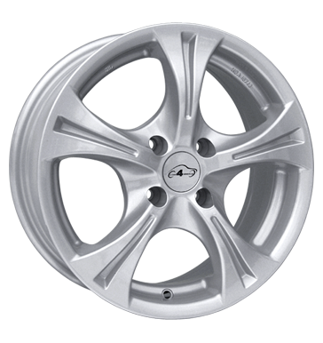 pneumatiky - 6.5x15 4x100 ET42 Com4Wheels Andromeda silber silber lackiert Diablo Rfky / Alu Momo Artec pneumatiky