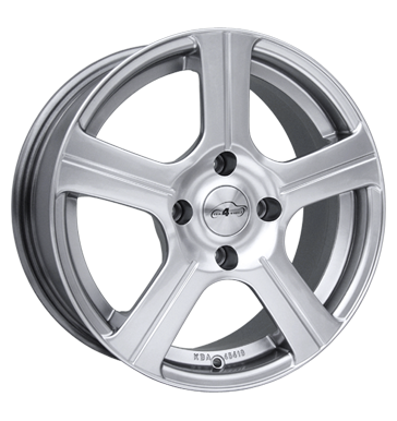 pneumatiky - 6.5x15 4x100 ET38 Com4Wheels Arcadia silber highgloss Offroad All Terrain Rfky / Alu Globln komise kompletnch systmu velkoobchod s pneumatikami