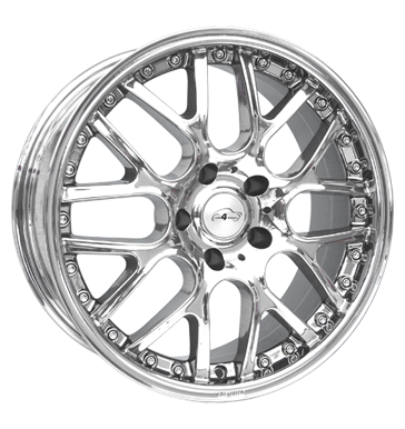 pneumatiky - 8x18 5x120 ET40 Com4Wheels Avalon chrom chrom GS-Wheels Rfky / Alu PLATINUM Vnitrn vybaven pneumatiky