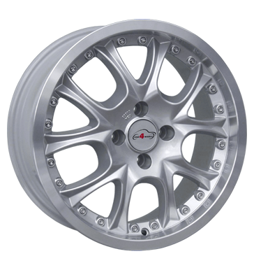 pneumatiky - 7x16 4x100 ET35 Com4Wheels B silber silber Horn poliert Artec Rfky / Alu Zimn kompletn kolo-ALU tesnen Prodejce pneumatk