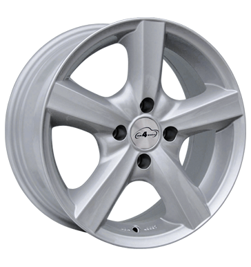 pneumatiky - 6.5x15 4x108 ET40 Com4Wheels Bounce silber silber lackiert Cepice a klobouky Rfky / Alu opravu pneumatik Samolepka + filmy pneu b2b