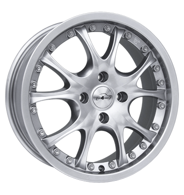 pneumatiky - 7x17 4x108 ET15 Com4Wheels Dracon silber highgloss opravu pneumatik Rfky / Alu t-EC2 E85 ECU Delta 4x4 velkoobchod s pneumatikami