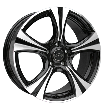 pneumatiky - 7.5x18 5x110 ET35 Com4Wheels Darkstar schwarz schwarz glanz front poliert PONGRATZ Rfky / Alu skladovac boxy Keskin pneumatiky