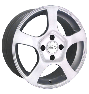 pneumatiky - 7x16 4x108 ET15 Com4Wheels Imola silber silber lackiert antny vozidel Rfky / Alu extender ventil / drzk samolepc zvaz Prodejce pneumatk