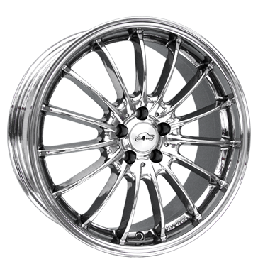 pneumatiky - 7.5x17 5x108 ET38 Com4Wheels Medusa chrom chrom polomer Rfky / Alu Lehk ventil vozy / vozy ostatn Autoprodejce