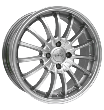 pneumatiky - 7.5x16 4x100 ET35 Com4Wheels Medusa silber highgloss zpad Rfky / Alu Lehk nkladn automobil v zime provozn zarzen Velkoobchod