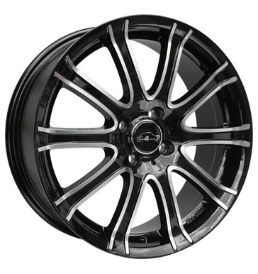 pneumatiky - 7x17 4x108 ET25 Com4Wheels Octopus Black schwarz glanzschwarz frontpoliert renault Rfky / Alu Prslusenstv a literatura Inspekcn balky + stavebnice Prodejce pneumatk