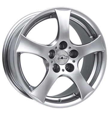 pneumatiky - 6.5x15 5x110 ET38 Com4Wheels Tornado silber highgloss motec Rfky / Alu Americk vozy Tricka disky