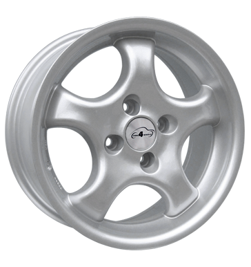 pneumatiky - 5.5x13 4x98 ET28 Com4Wheels Solaron silber silber lackiert Offroad cel rok Rfky / Alu Utesnen u. Lepidla letadlo Velkoobchod