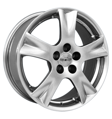 pneumatiky - 7x15 5x114.3 ET46 Com4Wheels Trinity silber hochglanz poliert MERCEDES BENZ Rfky / Alu Momo hyundai pneumatiky