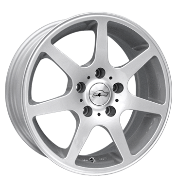 pneumatiky - 7x16 4x100 ET38 Com4Wheels Zion silber silber lackiert zemn prce Rfky / Alu Kerscher autokosmetiky Velkoobchod