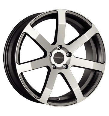 pneumatiky - 8.5x19 5x114.3 ET40 Corniche Challenge grau / anthrazit gun metal polished Spurverbreiterung Rfky / Alu Navigacn CD + software Rdc nprava odpruzen pneu b2b