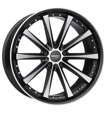 pneumatiky - 8.5x19 5x112 ET40 Corspeed Arrows schwarz mattblack-polished vstrazn trojhelnky Rfky / Alu Truck lto od 17,5 