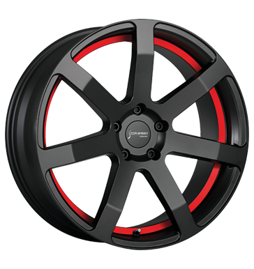 pneumatiky - 9x20 5x114.3 ET40 Corspeed Challenge rot PureSports / undercut Color Trim rot zrcadlo design Rfky / Alu Americk vozy MERCEDES BENZ pneumatiky