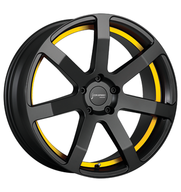 pneumatiky - 8.5x19 5x120 ET18 Corspeed Challenge gelb PureSports / undercut Color Trim gelb kola z lehkch slitin Rfky / Alu auto letadlo Prodejce pneumatk