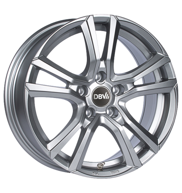 pneumatiky - 7.5x17 5x112 ET35 DBV Andorra silber shadow silber lackiert viditelnost Rfky / Alu Offroad Wintergreen systm Predaj pneumatk