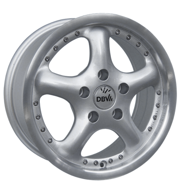 pneumatiky - 7.5x17 5x98 ET35 DBV Bahama silber silber Horn poliert Vyloucen Rfky / Alu Artec Wheelworld pneu