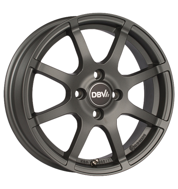 pneumatiky - 5x15 4x100 ET38 DBV Bali II grau / anthrazit anthrazit matt systm Rfky / Alu Sportovn vfuky baterie velkoobchod s pneumatikami