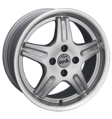 pneumatiky - 6x14 4x98 ET38 DBV California silber silber lackiert Offroad cel rok od 17,5 