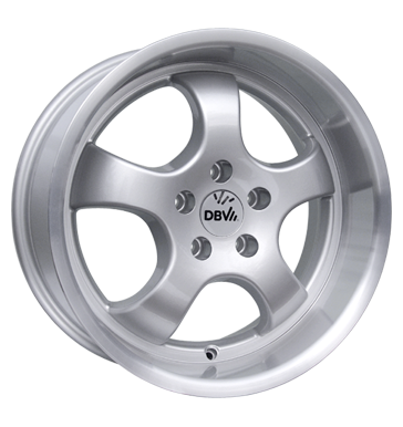 pneumatiky - 8x17 5x120 ET35 DBV Caribic Cup silber silber Horn poliert KOLA Rfky / Alu Wheelworld kapuce lift Autodlna