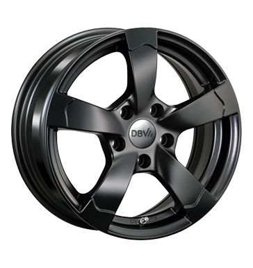 pneumatiky - 6.5x15 5x114.3 ET40 DBV Torino II schwarz schwarz matt viditelnost Rfky / Alu Vnitrn vybaven Offroad letn Velkoobchod