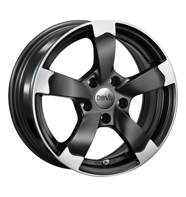 pneumatiky - 7.5x17 5x112 ET35 DBV Torino II schwarz schwarz matt poliert Csti RV + Caravan Rfky / Alu Chiptuning + Motor Tuning letn velkoobchod s pneumatikami