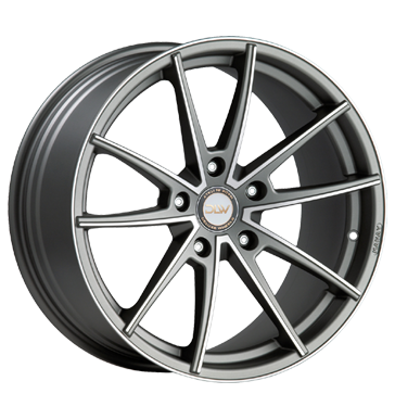 pneumatiky - 9x20 5x108 ET35 Deluxe Wheels Manay K grau / anthrazit anthrazit matt Konturen poliert viditelnost Rfky / Alu Toora kombinza pneus