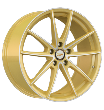 pneumatiky - 9x20 5x120 ET35 Deluxe Wheels Manay gold gold matt Konturen poliert GMP Italia Rfky / Alu Rim luzka (nhradn dly) baterie pneumatiky