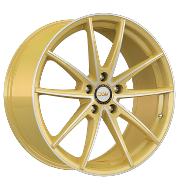 pneumatiky - 9x20 5x114.3 ET28 Deluxe Wheels Manay gold gold matt Konturen poliert Interir / pylov filtr Rfky / Alu Cromodora BAY Kola Hlinkov disky