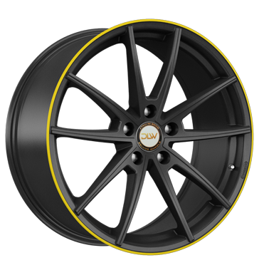 pneumatiky - 9x20 5x112 ET35 Deluxe Wheels Manay schwarz schwarz matt Akzentring gelb lackiert Globln komise Rfky / Alu Motocykl Navigace a cestovn Kondenztory + Equalizer Velkoobchod