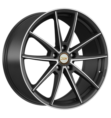 pneumatiky - 8.5x19 5x108 ET45 Deluxe Wheels Manay schwarz schwarz matt Konturen poliert kola z lehkch slitin Rfky / Alu Interir / pylov filtr Chafers: Nkladn / podvalnk b2b pneu