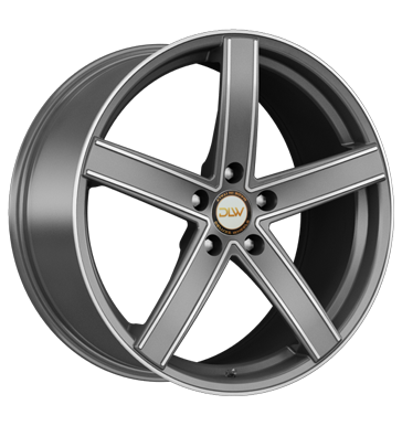 pneumatiky - 9x20 5x120 ET40 Deluxe Wheels Uros grau / anthrazit anthrazit matt Konturen poliert Kabely a konektory Rfky / Alu Hreby / Matice myt oken pneumatiky