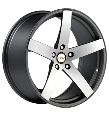 pneumatiky - 9x20 5x120 ET35 Deluxe Wheels Uros K-S grau / anthrazit anthrazit matt Stern poliert Vyloucen Rfky / Alu viditelnost Offroad lto od 17,5 