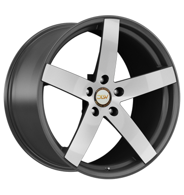 pneumatiky - 9x20 5x112 ET28 Deluxe Wheels Uros S grau / anthrazit anthrazit matt Stern poliert prejezdy Rfky / Alu Americk vozy antny vozidel trhovisko