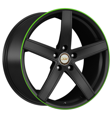 pneumatiky - 9x20 5x120 ET40 Deluxe Wheels Uros schwarz schwarz matt Akzentring grün lackiert nemrznouc smes Rfky / Alu Zvedac pomucky + dolaru hardtops Prodejce pneumatk