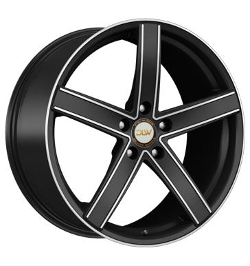 pneumatiky - 9x20 5x114.3 ET35 Deluxe Wheels Uros schwarz schwarz matt Konturen poliert Hlinkov kola s pneumatikami Rfky / Alu Wiechers SPORT Speciln dly pro auta pneu