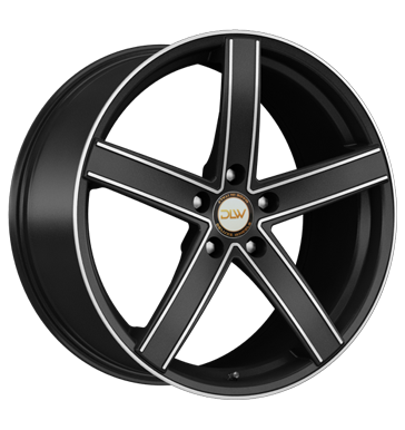 pneumatiky - 9x20 5x114.3 ET28 Deluxe Wheels Uros schwarz schwarz matt Konturen poliert PONGRATZ Rfky / Alu tazn zarzen Cromodora Autodlna