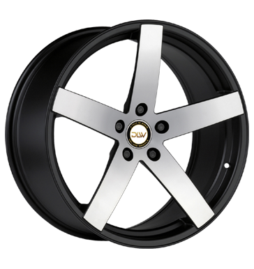 pneumatiky - 8.5x19 5x120 ET18 Deluxe Wheels Uros K-S schwarz schwarz matt Stern poliert Truck cel rok Rfky / Alu bundy kalhoty pneumatiky