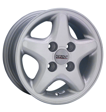 pneumatiky - 5.5x13 4x108 ET38 Dezent D alt silber silber lackiert vozk Rfky / Alu AUDI mitsubishi pneumatiky