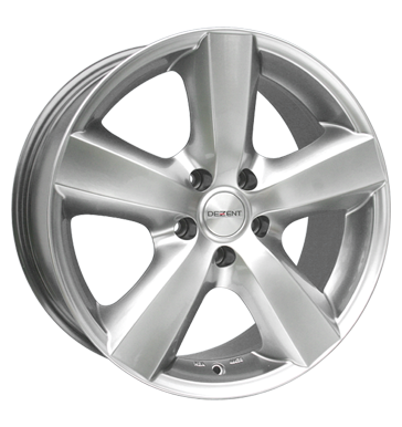 pneumatiky - 8.5x19 5x130 ET50 Dezent M silber highgloss motocykl Rfky / Alu ostatn Barracuda Hlinkov disky