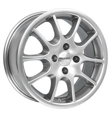 pneumatiky - 6.5x15 4x100 ET38 Dezent N silber highgloss Motocyklov zvody Rfky / Alu Rim luzka (nhradn dly) nrad pneu b2b