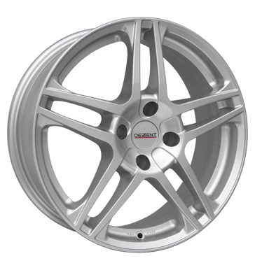 pneumatiky - 7x17 4x108 ET25 Dezent RB silber silber motec Rfky / Alu charakteristiky Offroad All Terrain b2b pneu