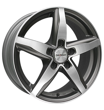 pneumatiky - 8x18 5x112 ET45 Dezent RF Dark grau / anthrazit anthrazit matt randpoliert hardtops Rfky / Alu tMotive Spurverbreiterung Hlinkov disky